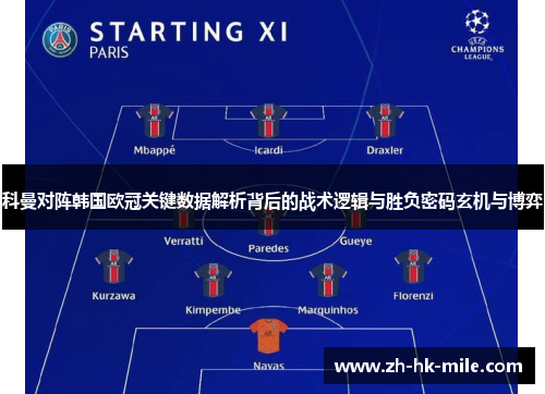 科曼对阵韩国欧冠关键数据解析背后的战术逻辑与胜负密码玄机与博弈 科曼对阵韩国欧冠关键数据解析背后的战术逻辑与胜负密码玄机与博弈